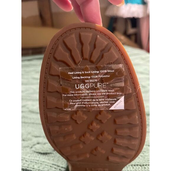 UGG Orion Moto Ankle Suede boots Light Beige Sz 11 - Picture 6 of 16